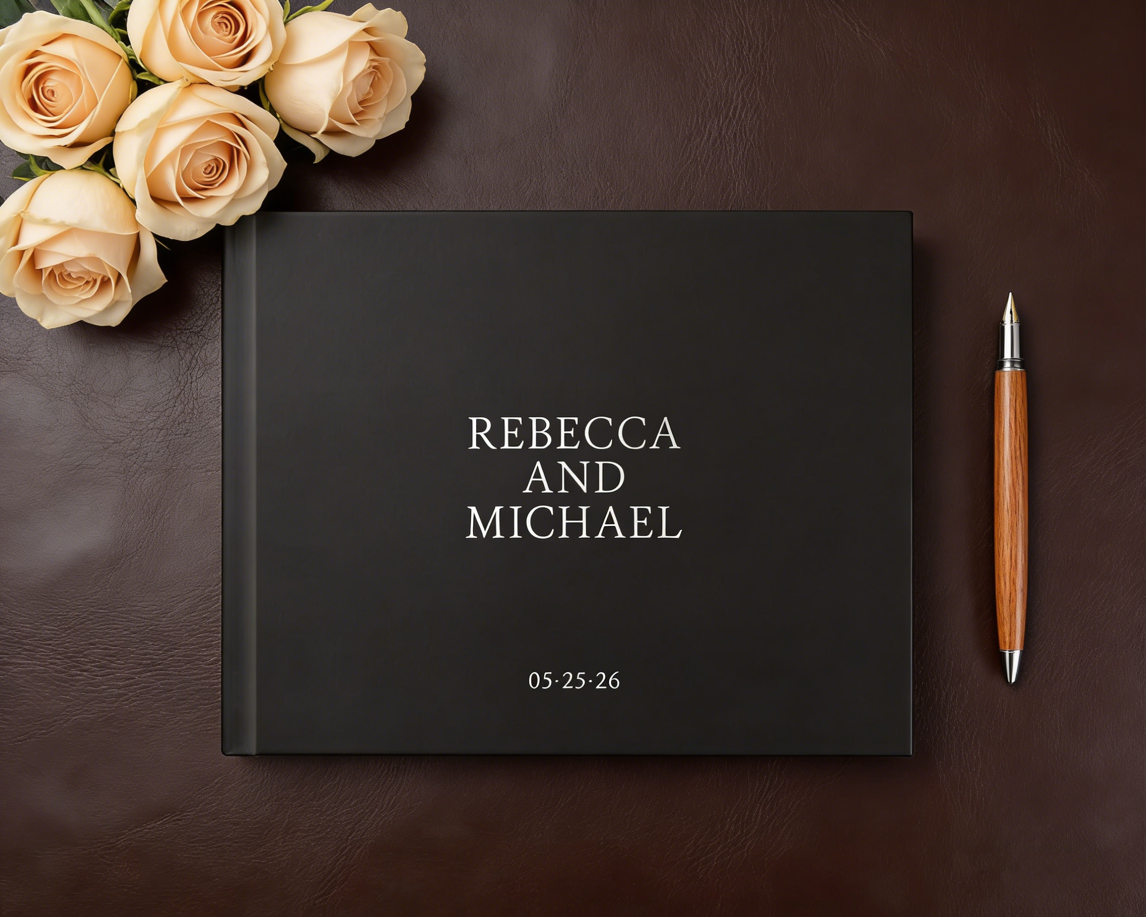 Custom Photo Book - Personalized Birthday Party Signature Book |