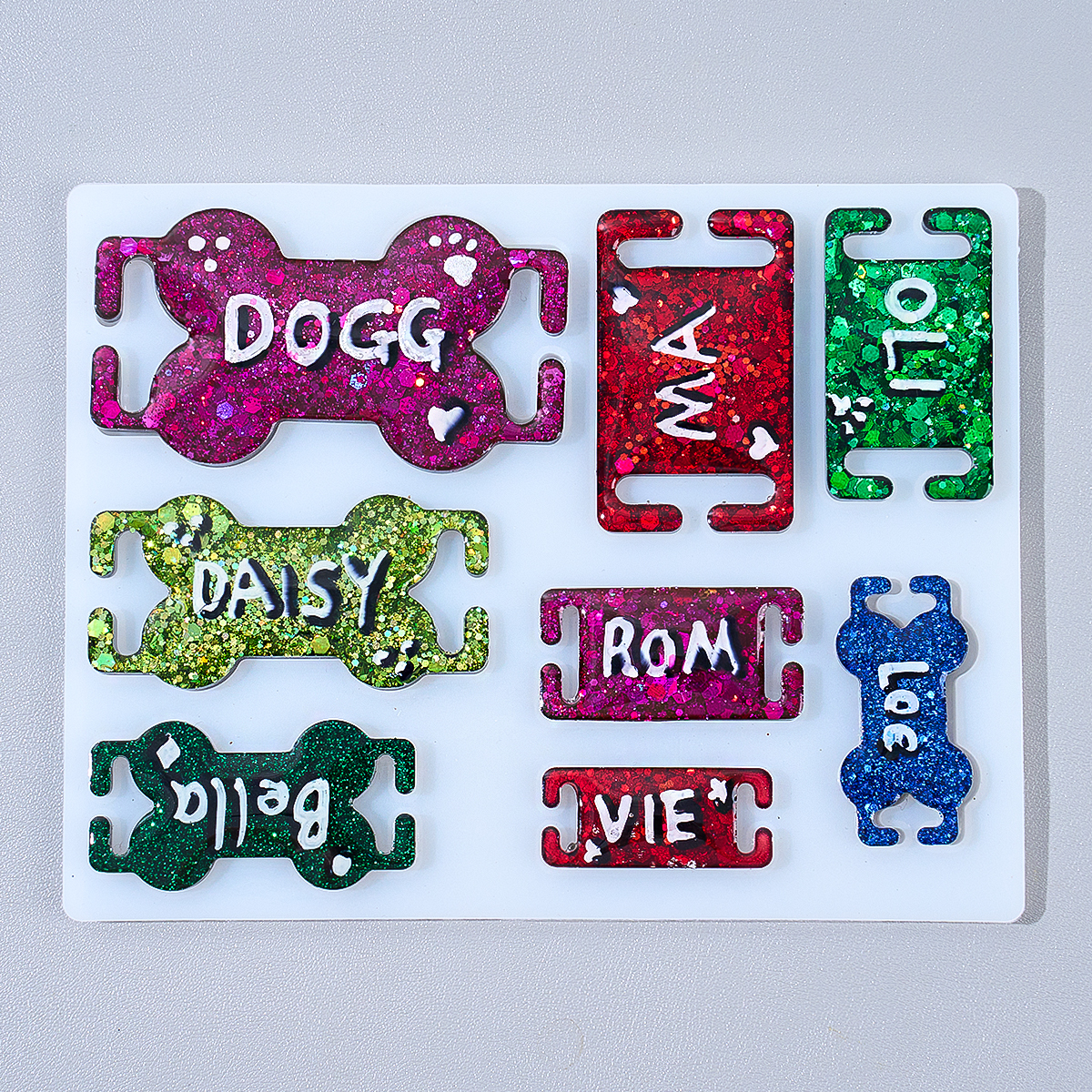 DIY Cat Dog ID Tag Silicone Mo - Name Necklace Custom 리뷰 및 가격