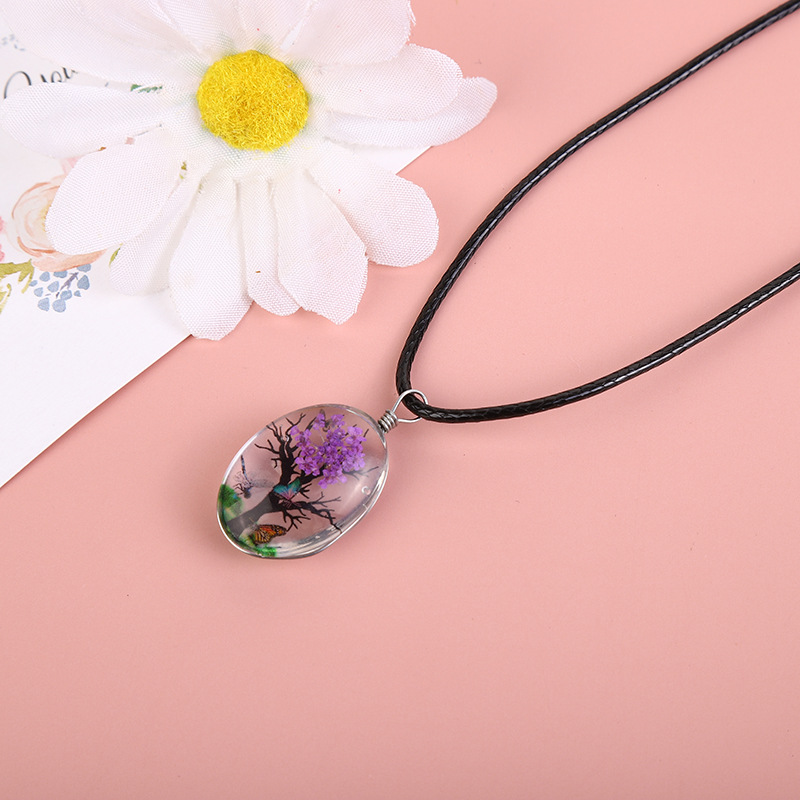 Real Dried Flower Baby's Breat - Birth Flower Necklace 리뷰 및 가격
