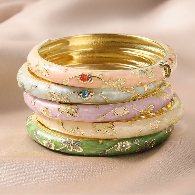 FTCY 5PCS Fine Small Flower Cl - Coordinates Bracelet 리뷰 및 가격