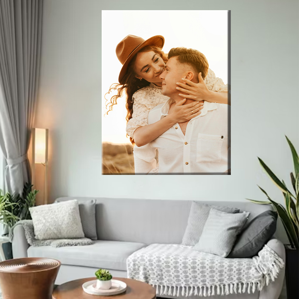 1 Pc Customized Photos on Canv - Engraved Wood Frame 리뷰 및 가격