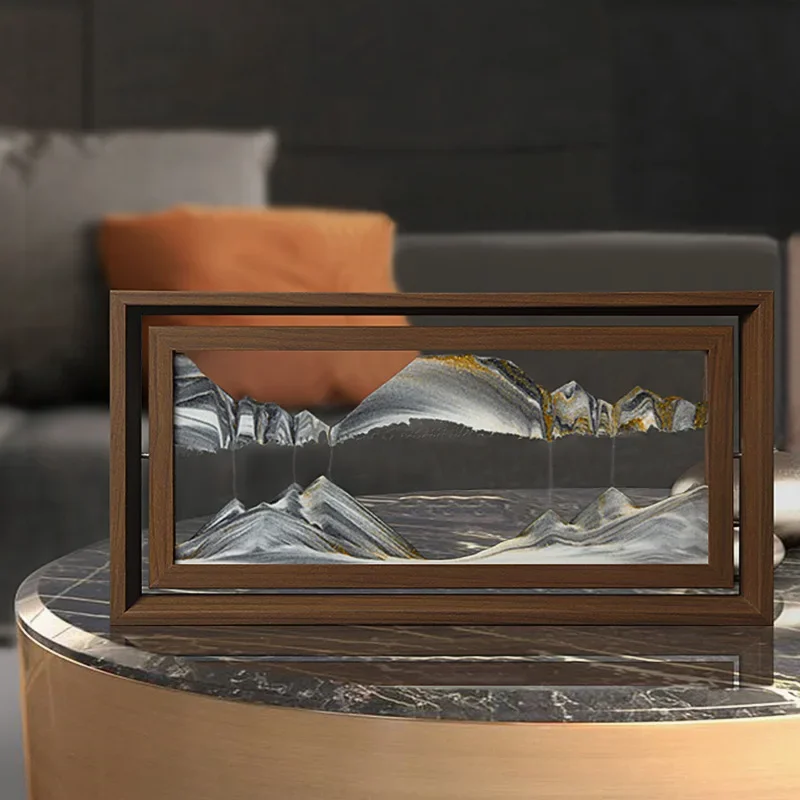 3D Rotatable Sandscape Moving  - Engraved Wood Frame 리뷰 및 가격