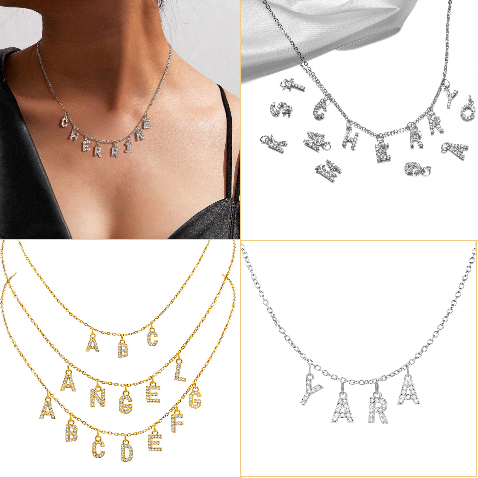 Custom Personalized Name Neckl - Name Necklace Custom 리뷰 및 가격