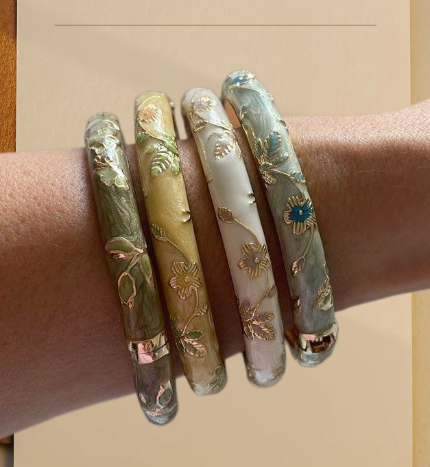 4 small floral bracelets ename - Coordinates Bracelet 리뷰 및 가격