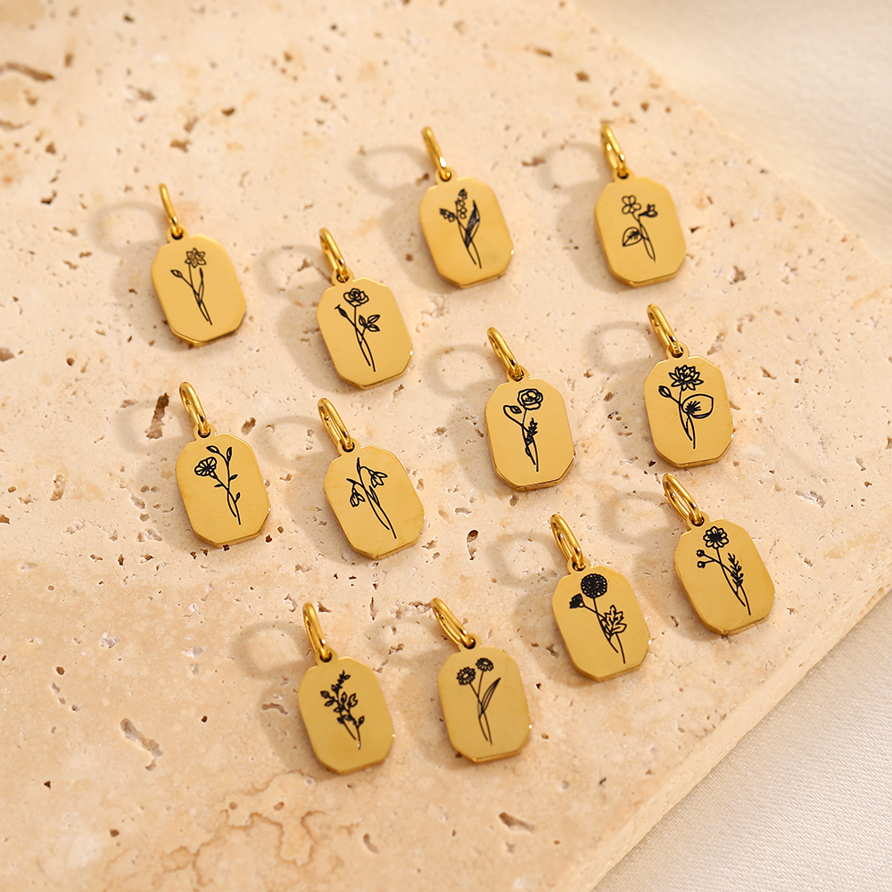 Chic Hot Sale Birth Month Crys - Birth Flower Necklace 리뷰 및 가격