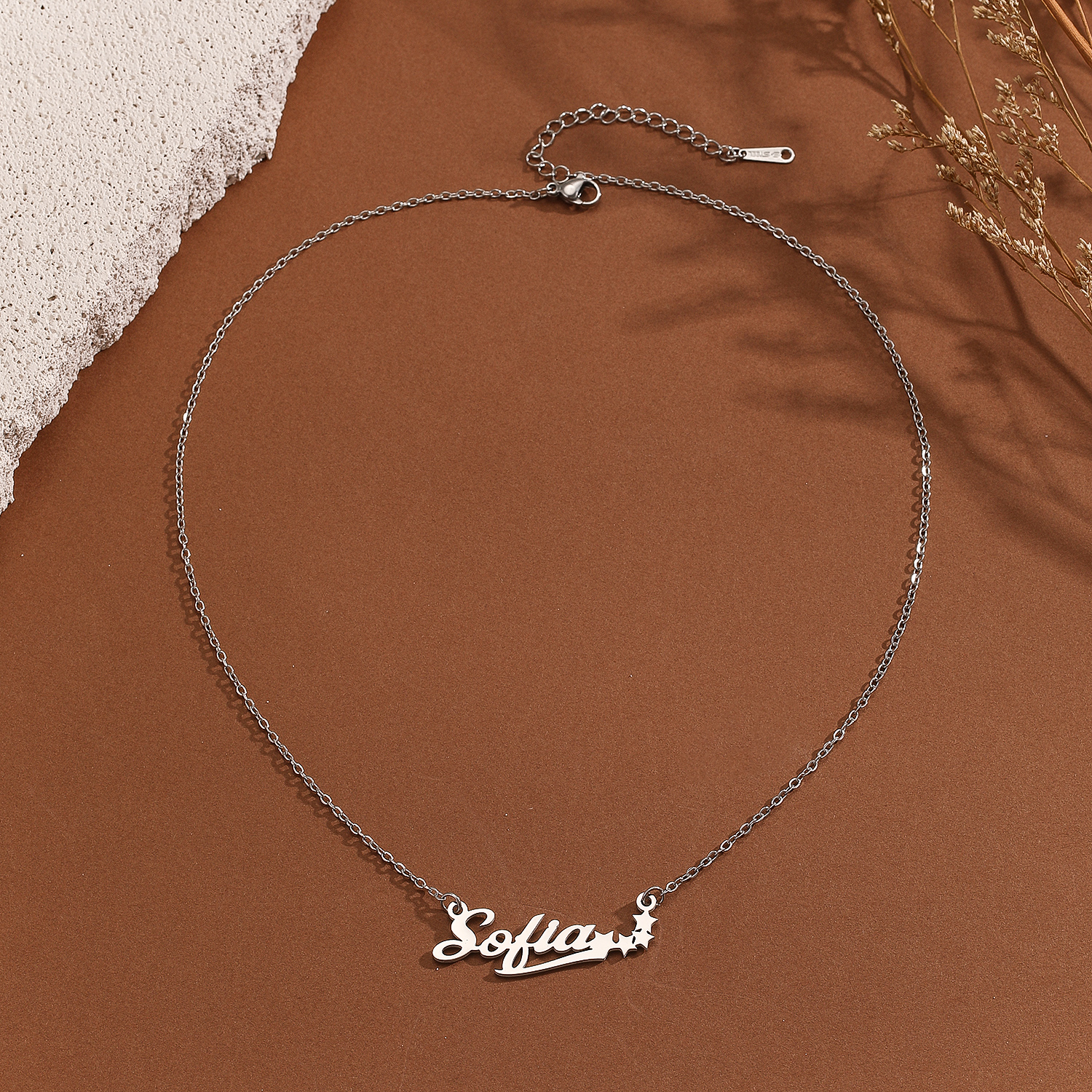 Stainless Steel Star Letter Pe - Name Necklace Custom 리뷰 및 가격