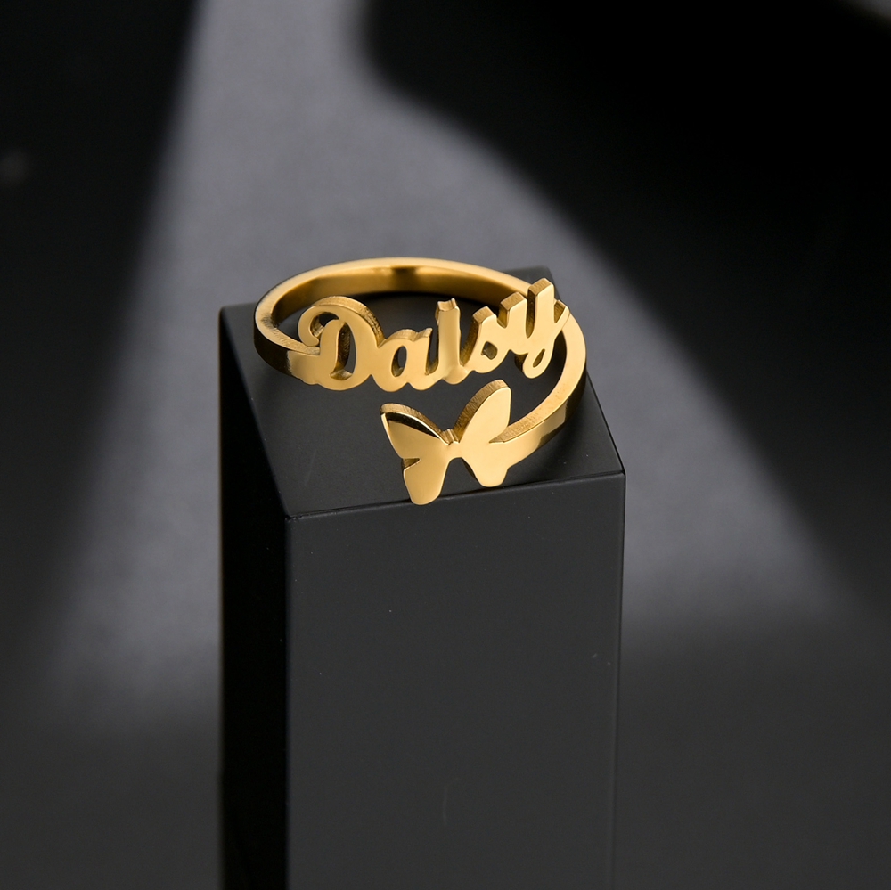 Atoztide Personalized Custom N - Initial Ring Custom 리뷰 및 가격