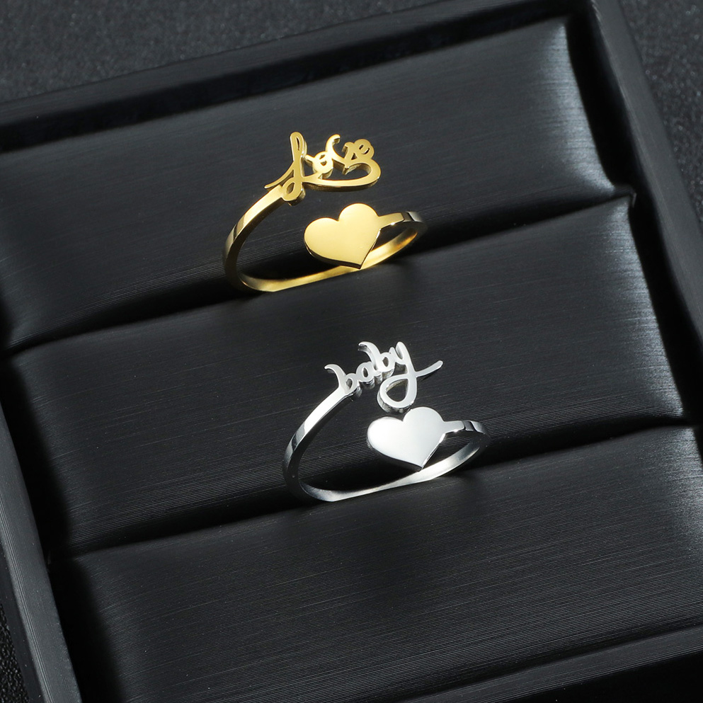 Atoztide Personalized Custom N - Initial Ring Custom 리뷰 및 가격