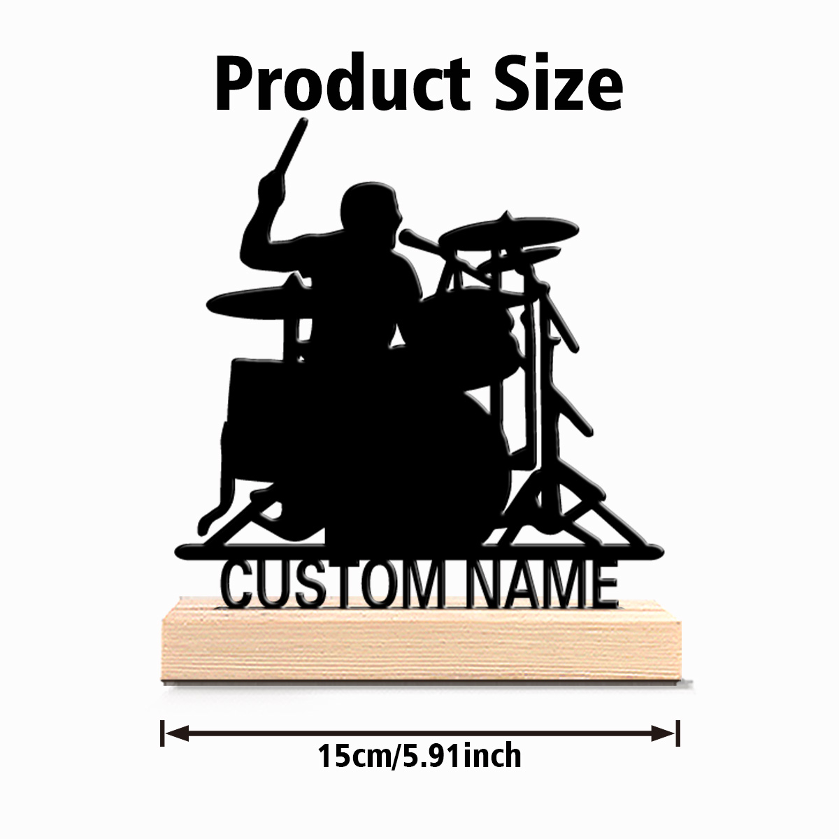 1pc Stylish Personalized Custo - Engraved Wood Frame 리뷰 및 가격