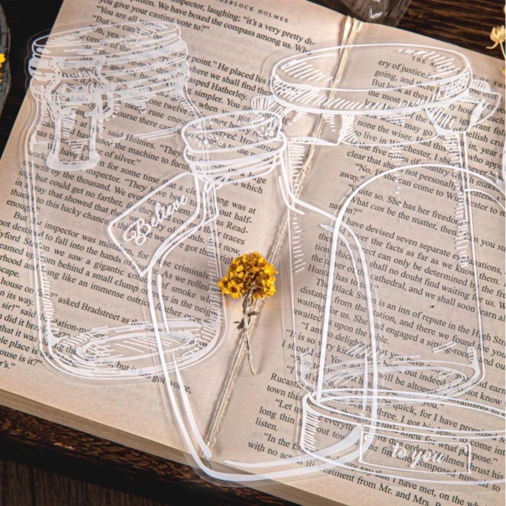 Glassware Shape Bookmarks Stic - Dried Flower Bookmark 리뷰 및 가격