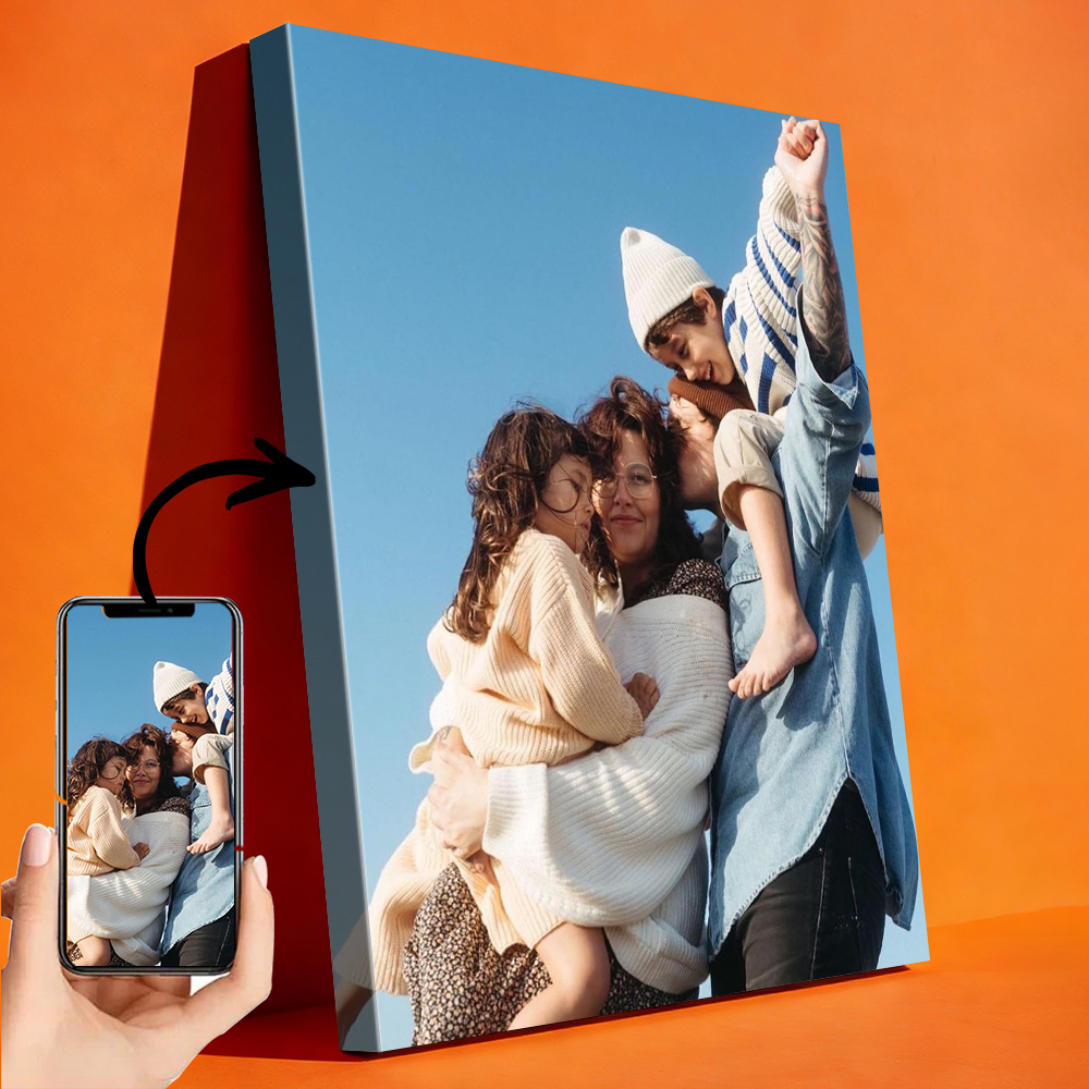 1 Pc Customized Photos on Canv - Engraved Wood Frame 리뷰 및 가격