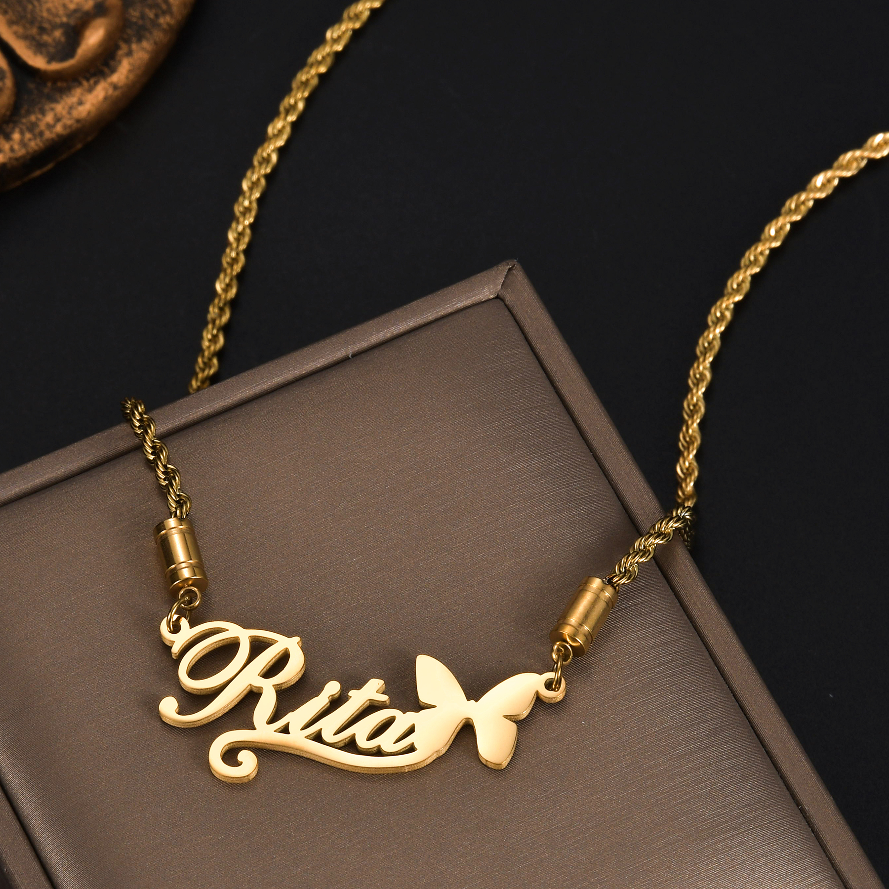 Atoztide Personalized Custom N - Birth Flower Necklace 리뷰 및 가격