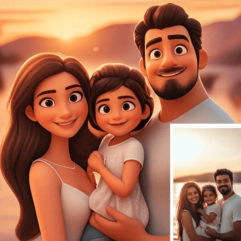 Customizable Cartoon Portrait  - Pet Portrait Custom 리뷰 및 가격