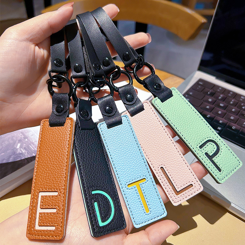 Classic Pu Leather Keychain A- - Monogram Keychain Leather 리뷰 및 가격