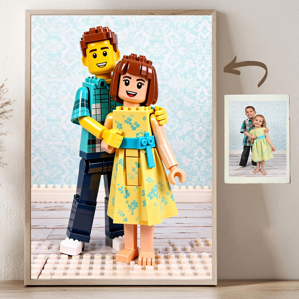 Custom Cartoon Building Block  - Custom Map Poster 리뷰 및 가격