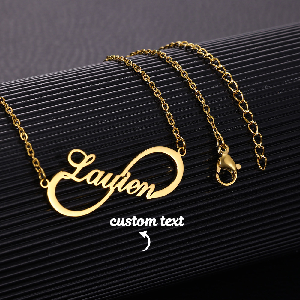 Custom Name Infinity Necklaces - Name Necklace Custom 리뷰 및 가격