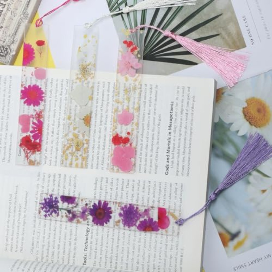 Latest Arrival4Pcs Bookmarks f - Dried Flower Bookmark 리뷰 및 가격