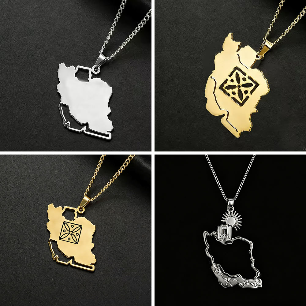 Lucktune Iran Map Pendant Neck - Custom Star Map 리뷰 및 가격