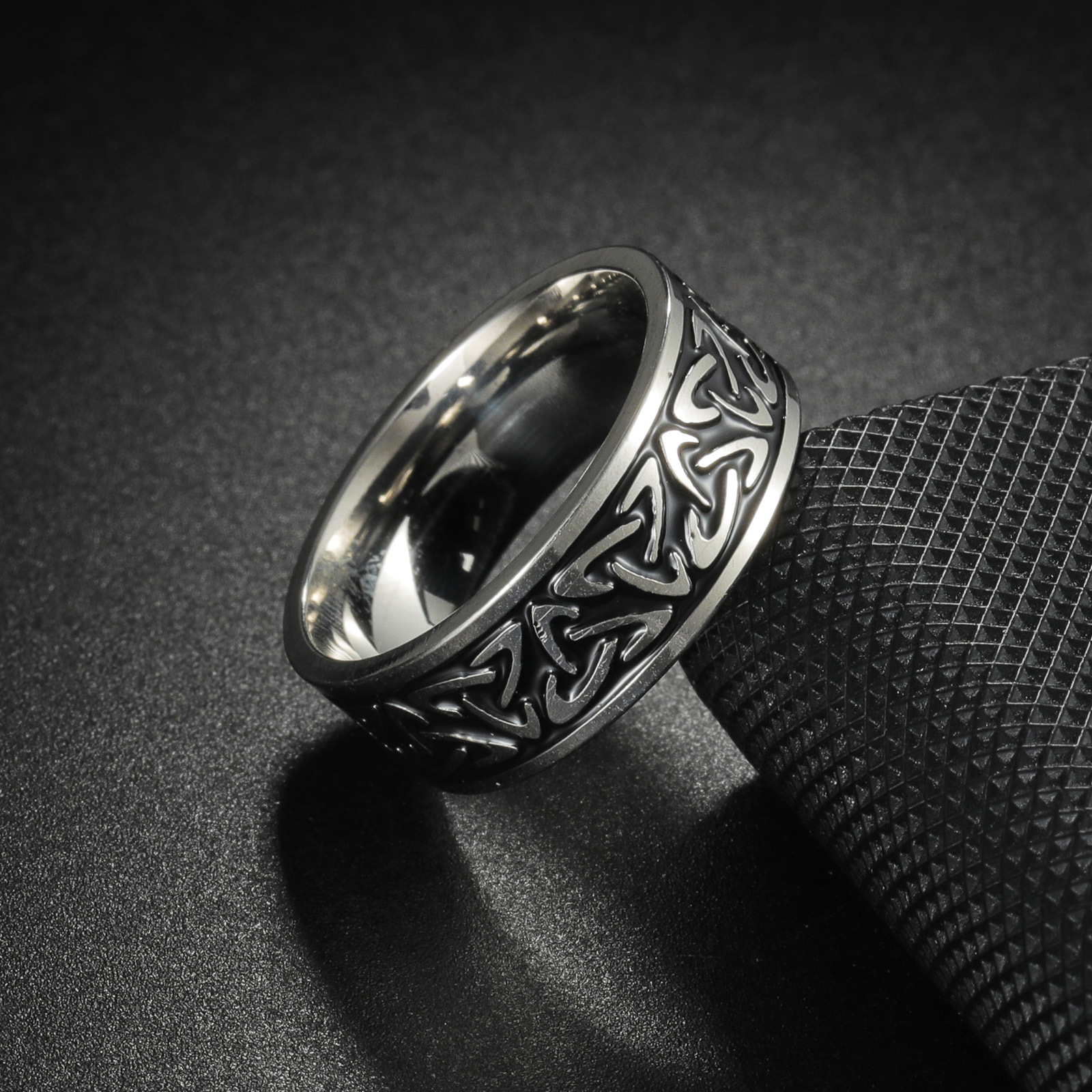 Retro Titanium Steel Ring With - Initial Ring Custom 리뷰 및 가격