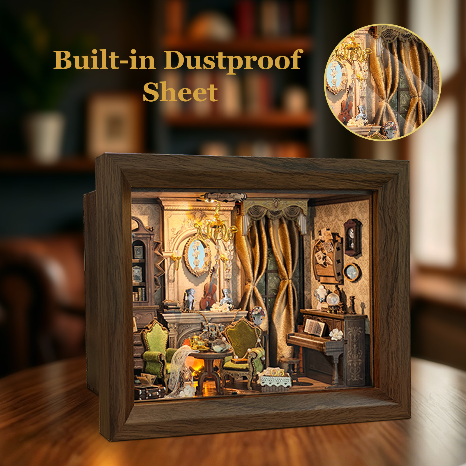 DIY Wooden Glimmer Hall Photo  - Engraved Wood Frame 리뷰 및 가격