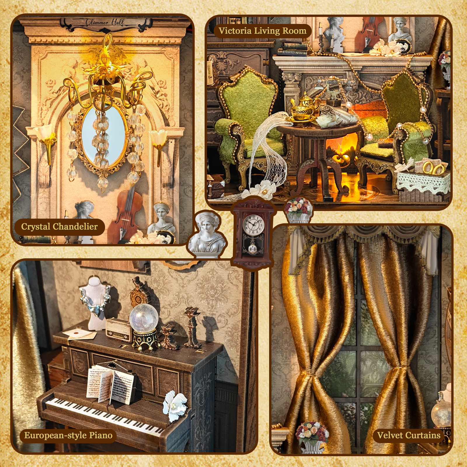 DIY Wooden Glimmer Hall Photo  - Engraved Wood Frame 리뷰 및 가격