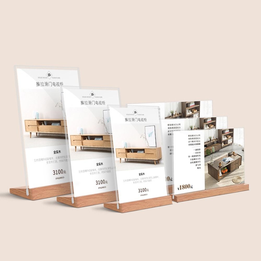 Durable Acrylic Table Top Sign - Engraved Wood Frame 리뷰 및 가격