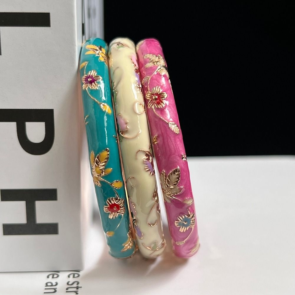 Enamel Chinese Cloisonne Brace - Coordinates Bracelet 리뷰 및 가격
