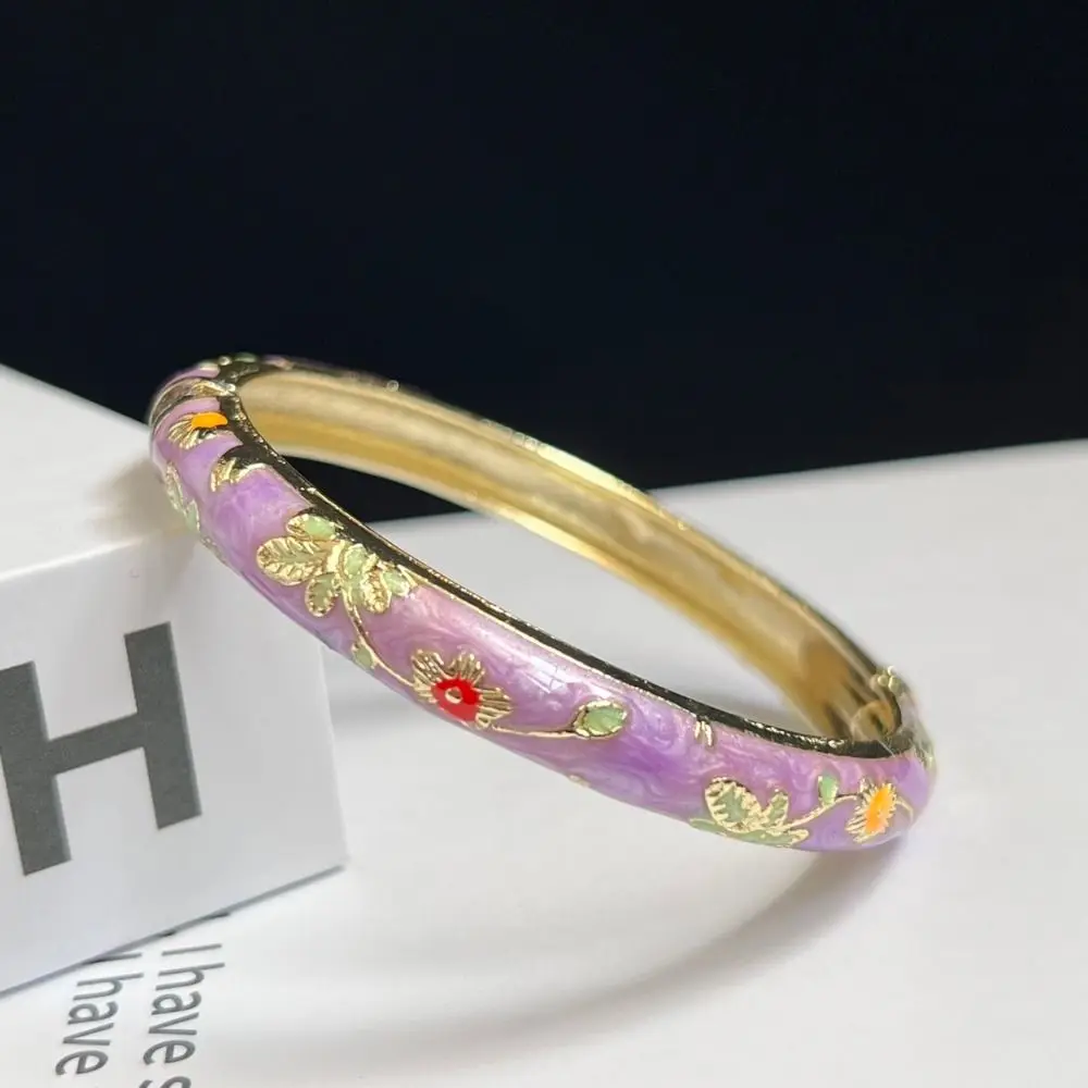 Enamel Chinese Cloisonne Brace - Coordinates Bracelet 리뷰 및 가격