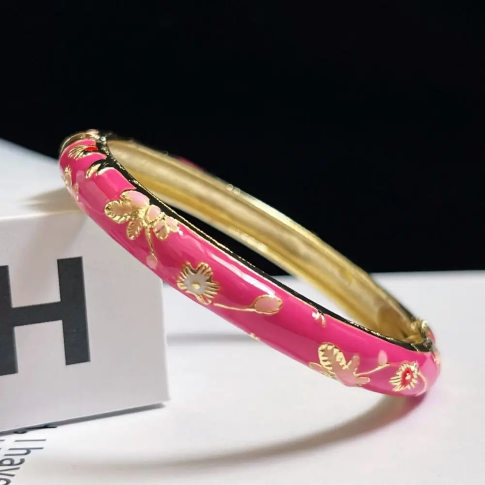 Enamel Chinese Cloisonne Brace - Coordinates Bracelet 리뷰 및 가격