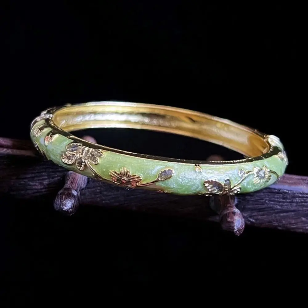 Enamel Chinese Cloisonne Brace - Coordinates Bracelet 리뷰 및 가격