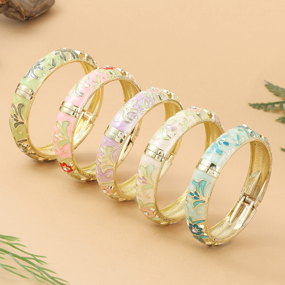 Jardme 1PCS Wide Hollow Enamel - Coordinates Bracelet 리뷰 및 가격