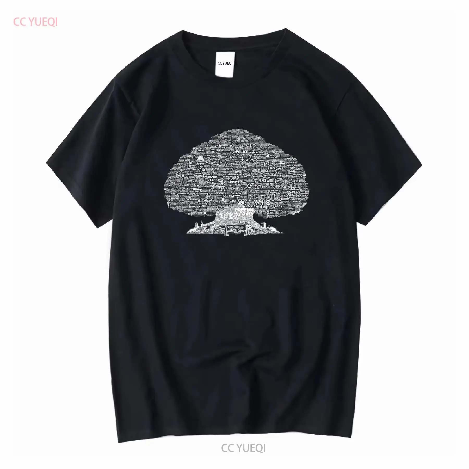 Family Tree Of British Rock T  - Family Tree Print 리뷰 및 가격