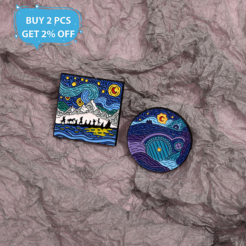 Night Sky Oil Painting Enamel  - Custom Night Sky 리뷰 및 가격